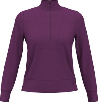 Callaway 1/2 Zip Soft Touch sweat femme, gloxinia