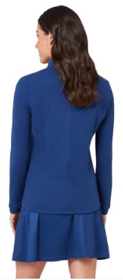 Callaway Lightweight Full Zip sweatshirt femme, blue depths