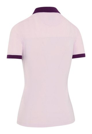 Callaway Colourblock Rib polo femme, cherry blossom