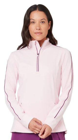 Callaway Midweight Textured sweat femme, cherry lilac heather