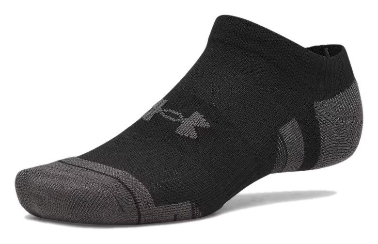 Under Armour Performance Tech No Show chaussettes homme, 3pack, noir