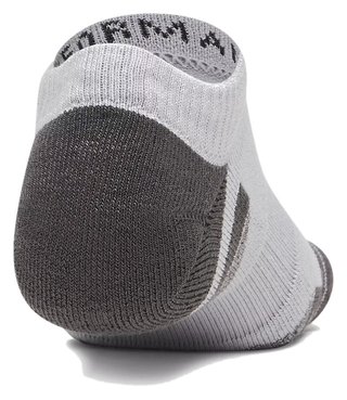 Under Armour Performance Tech No Show chaussettes unisexe, 3pack, mod gray/white/jet gray
