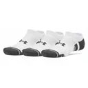 Under Armour Performance Tech No Show chaussettes unisexe, 3pack, blanc