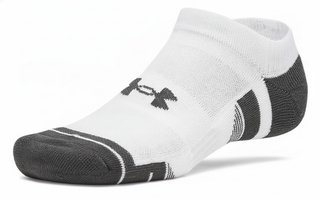 Under Armour Performance Tech No Show chaussettes unisexe, 3pack, blanc