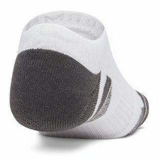 Under Armour Performance Tech No Show chaussettes unisexe, 3pack, blanc