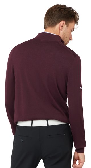 Callaway 1/4 Blended Merino pull homme, italian plum