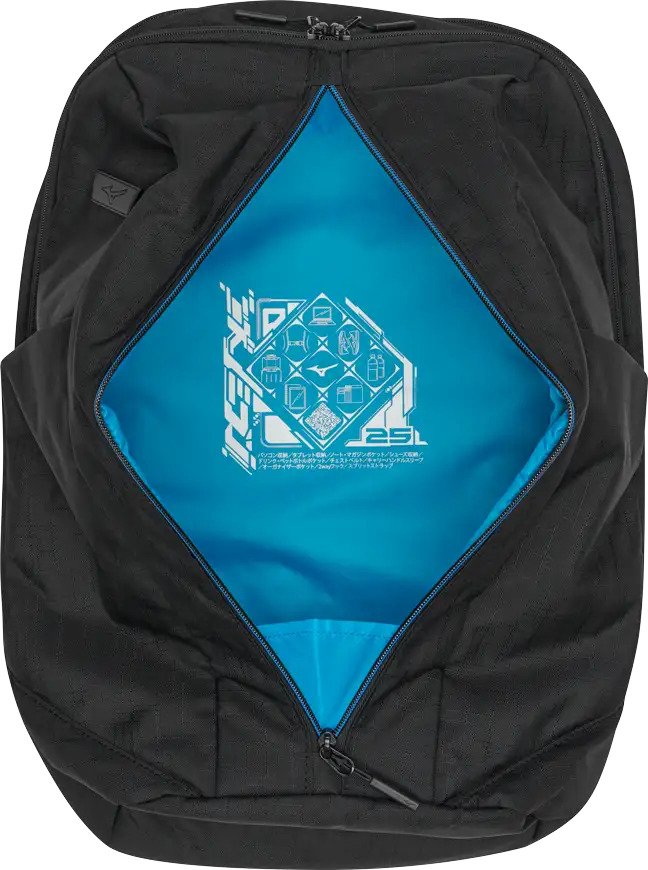 Mizuno Backpack 26 sac, noir