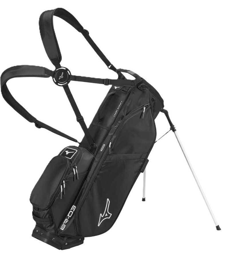 Mizuno BR-D3 stand bag, noir/blanc