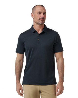 Travis Mathew The Zinna 2.0 No Logo polo homme, noir