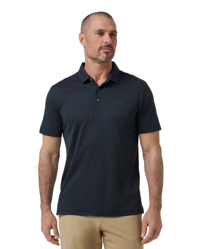 Travis Mathew The Zinna 2.0 No Logo polo homme, noir