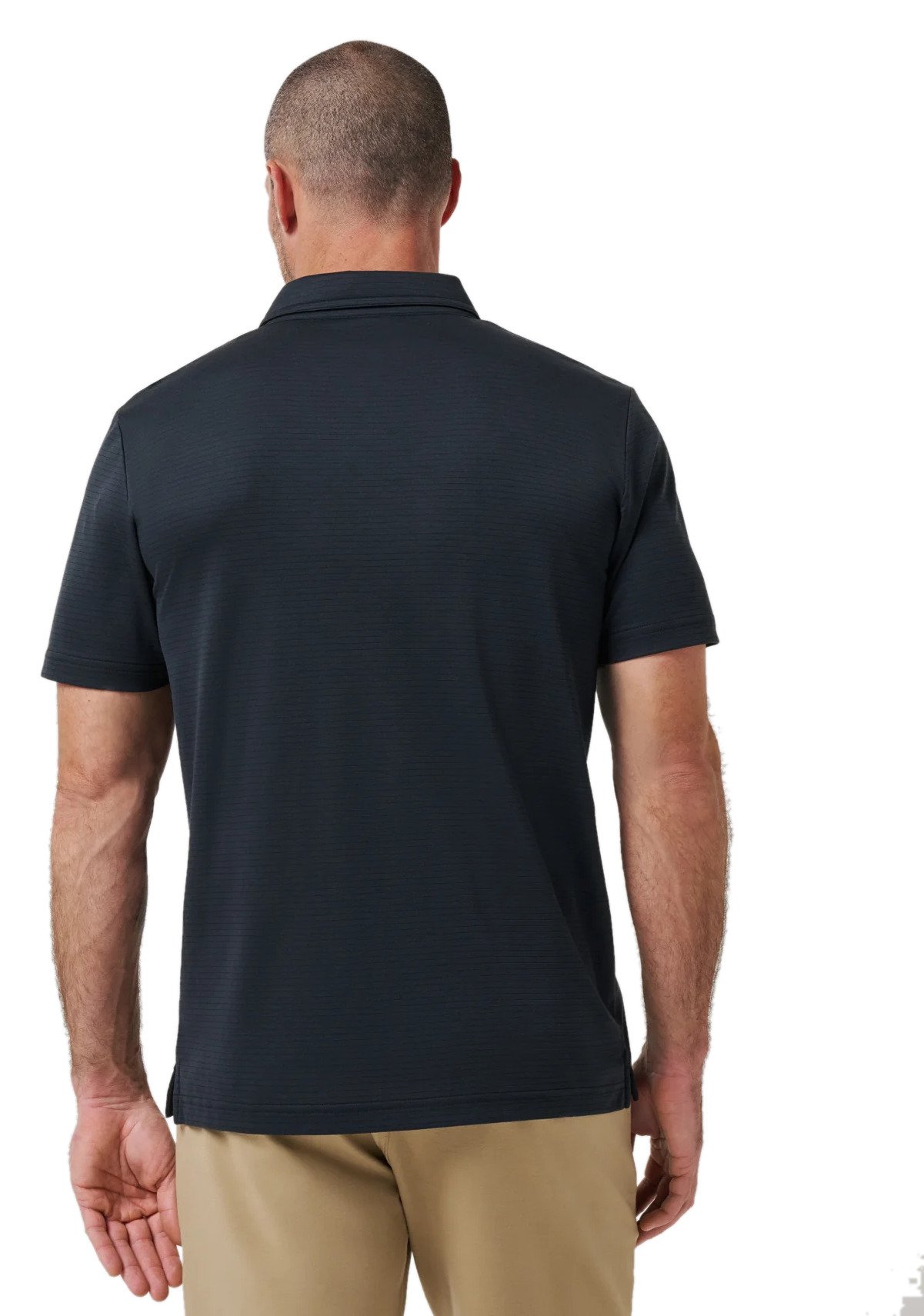 Travis Mathew The Zinna 2.0 No Logo polo homme, noir
