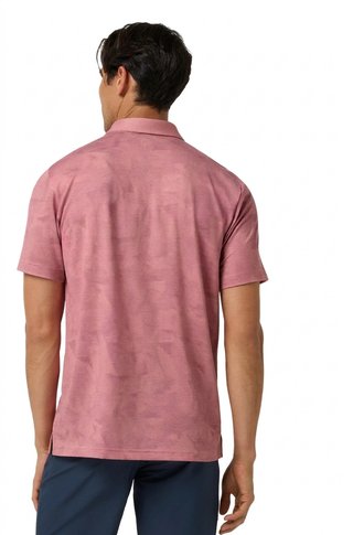 Travis Mathew Featherweight Backnine polo homme, mauveglow