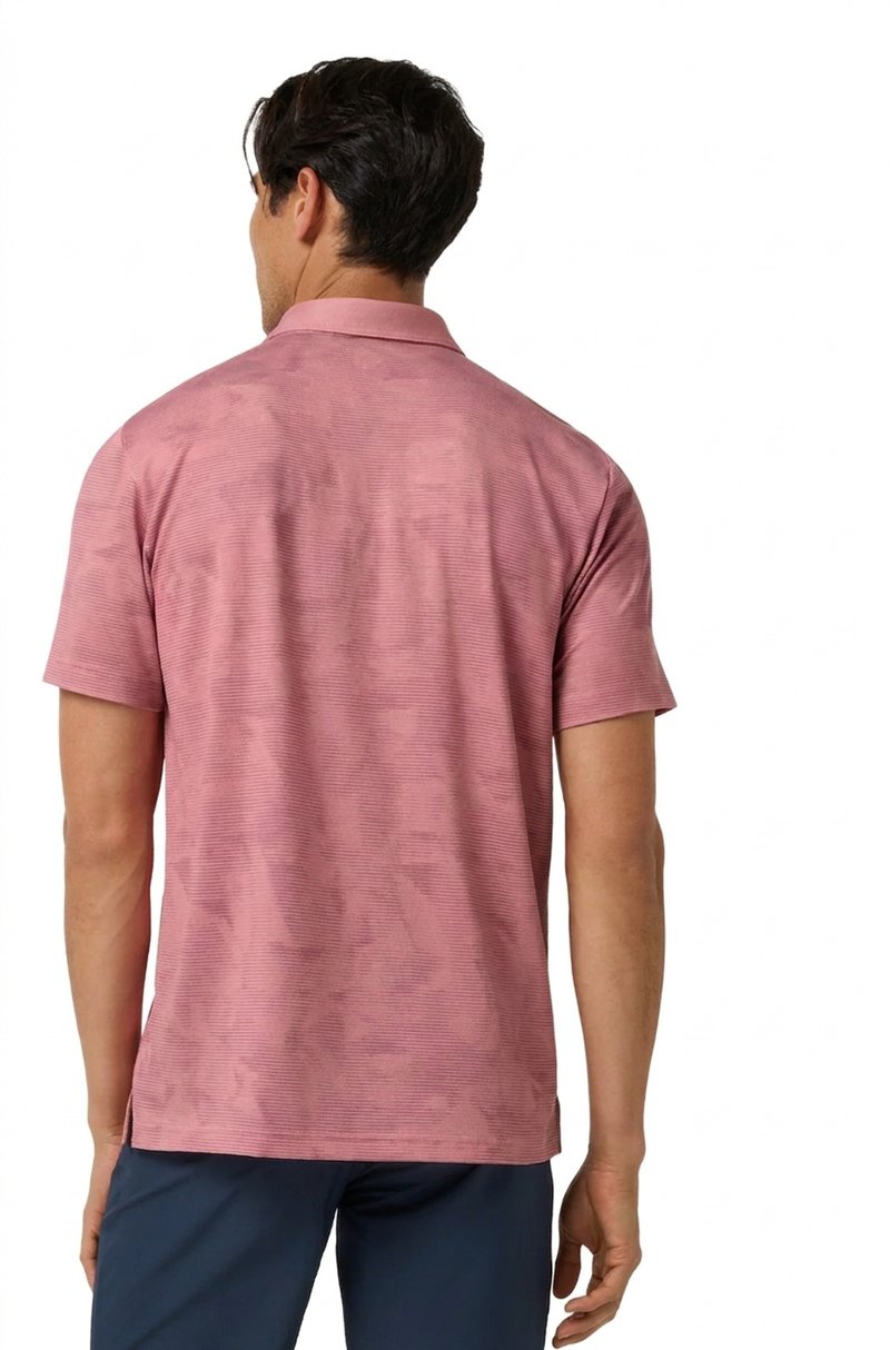 Travis Mathew Featherweight Backnine polo homme, mauveglow