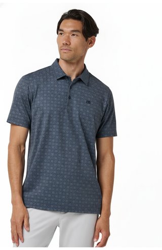 Travis Mathew Featherweight Trophy Ready polo homme, total eclipse