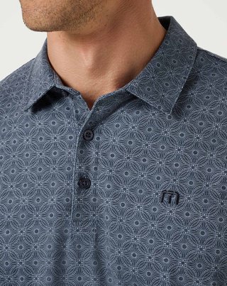 Travis Mathew Featherweight Trophy Ready polo homme, total eclipse