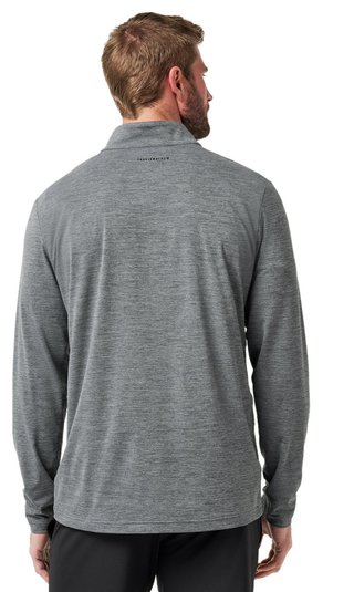 Travis Mathew Heater Pro 1/4Zip sweatshirt homme, heather grey