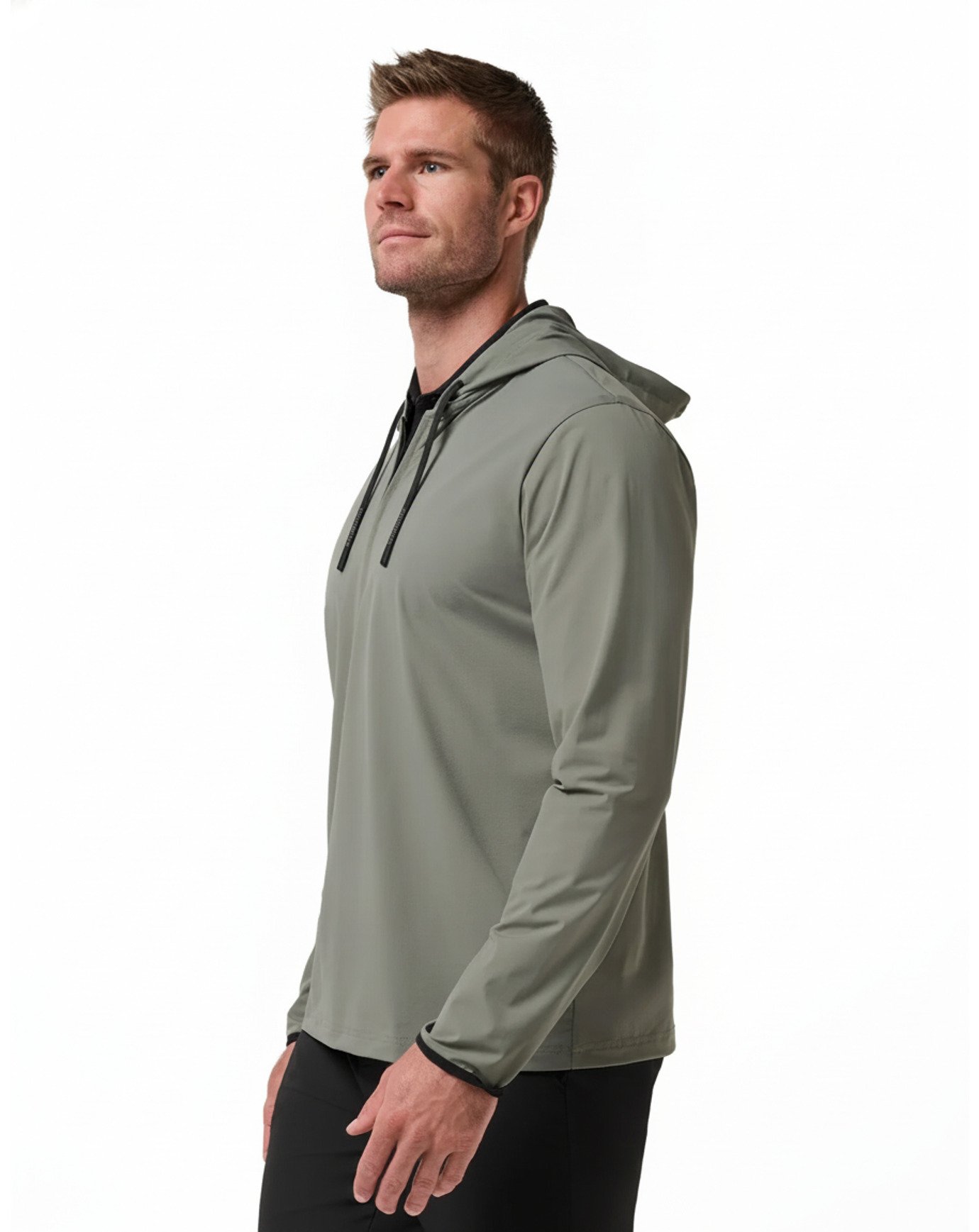 Travis Mathew Hero Hour Tech sweat à capuche homme, dark olive