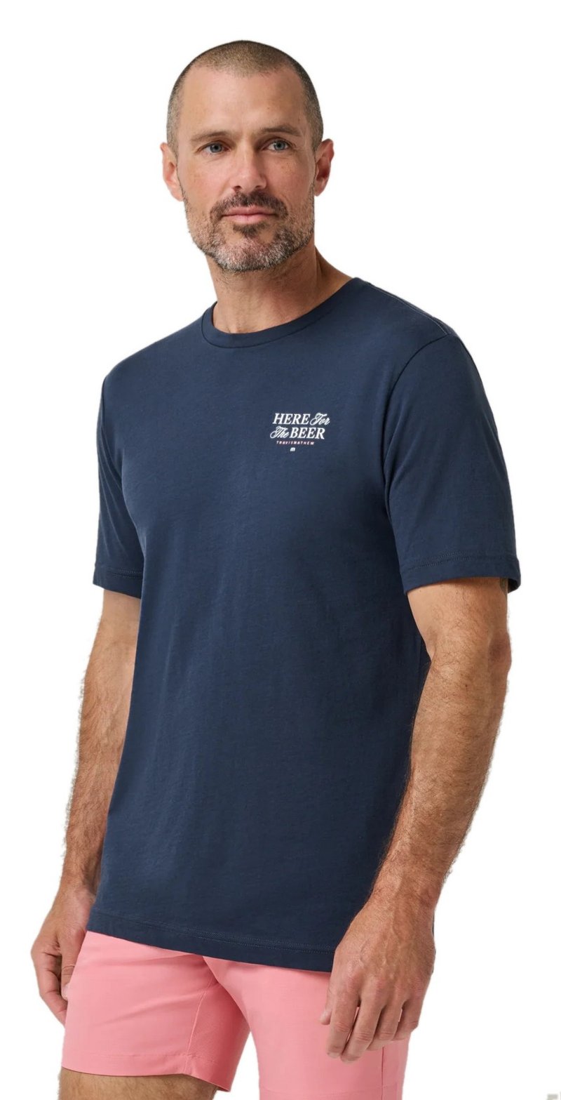 Travis Mathew Stout Standard T-Shirt homme, total eclipse