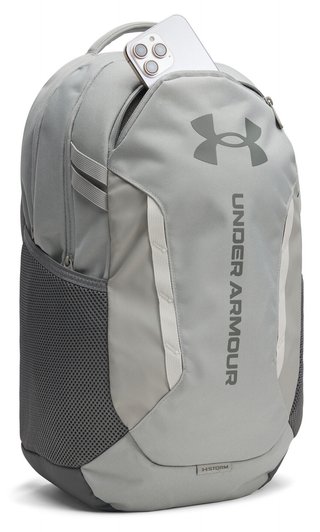 Under Armour Hustle 6.0 Backpack unisexe, titanium