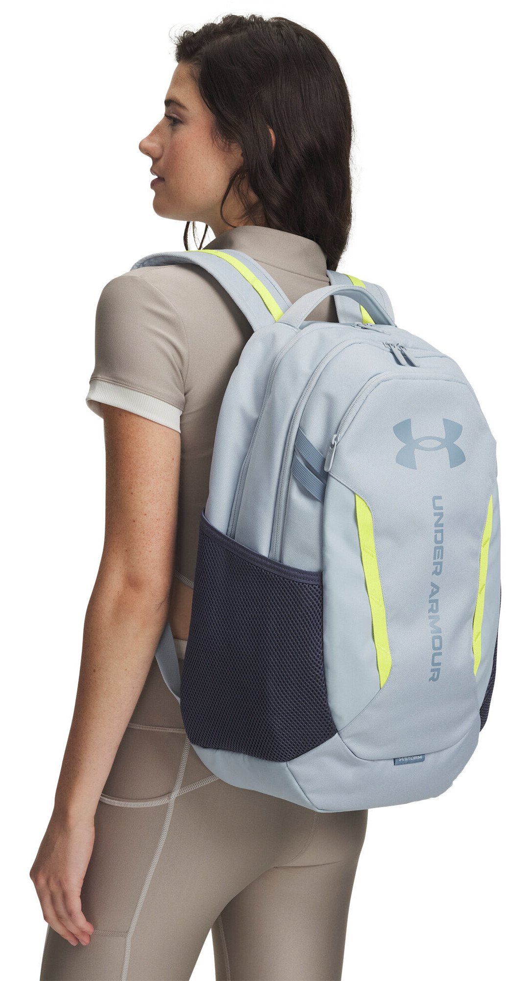 Under Armour Hustle 6.0 Backpack unisexe, blue fog/shark