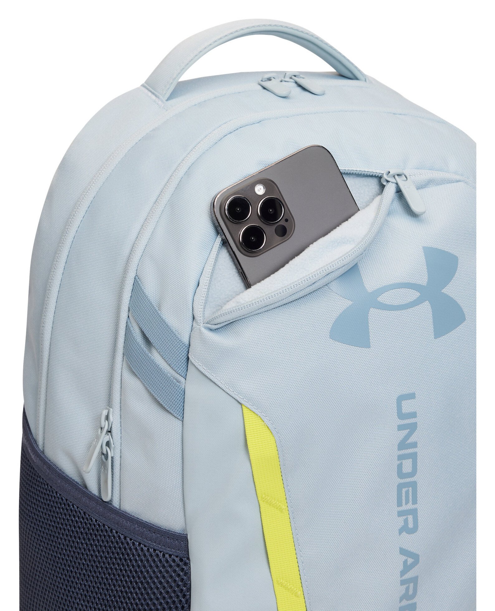 Under Armour Hustle 6.0 Backpack unisexe, blue fog/shark