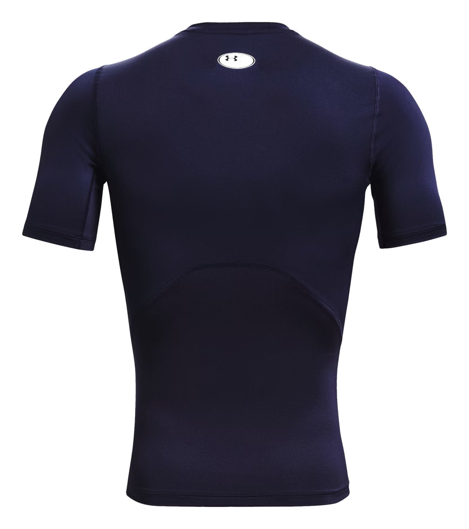 Under Armour HeatGear haut de compression homme, midnight navy/blanc