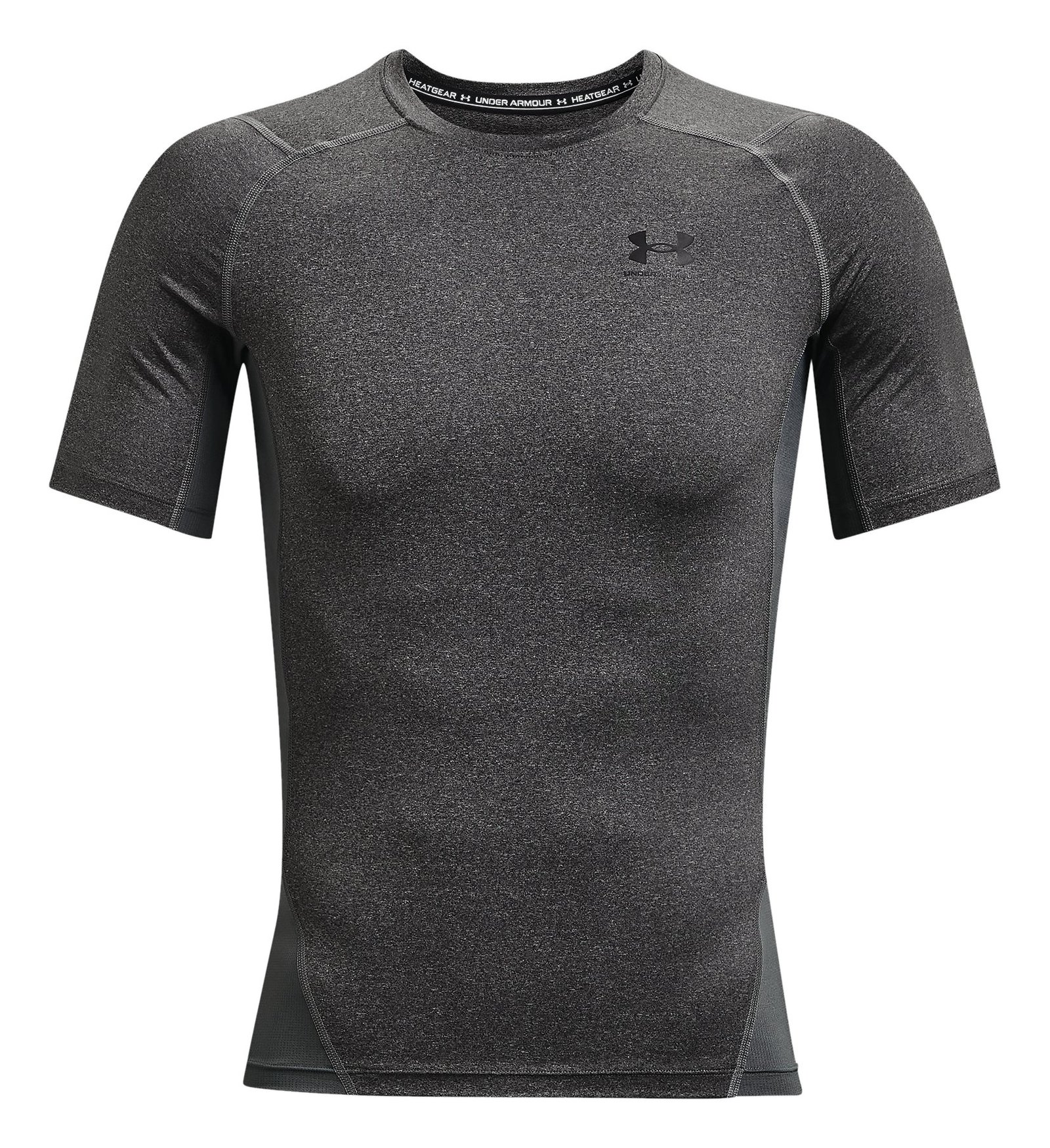 Under Armour HeatGear haut de compression homme, carbon heather