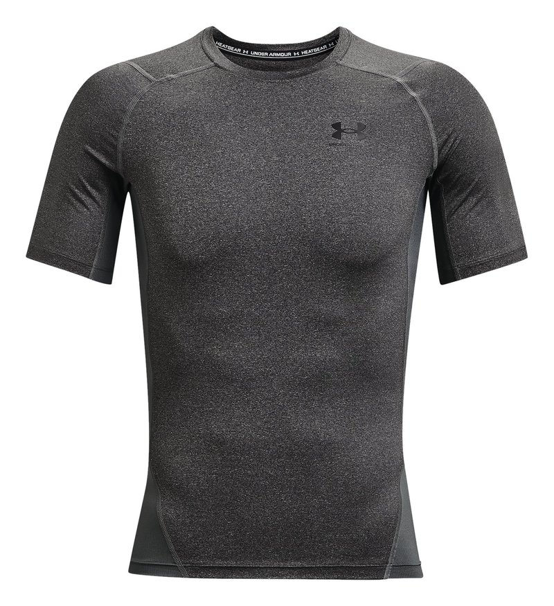 Under Armour HeatGear haut de compression homme, carbon heather
