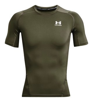 Under Armour HeatGear haut de compression homme, marine OD green/blanc