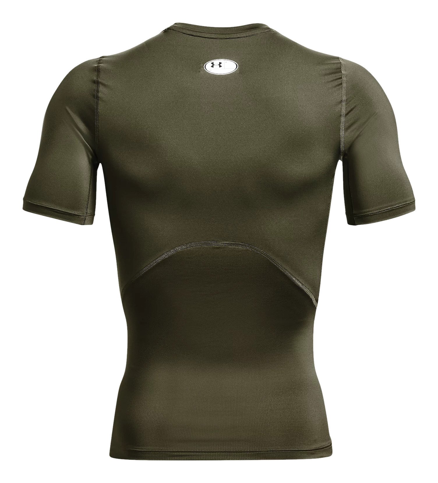 Under Armour HeatGear haut de compression homme, marine OD green/blanc