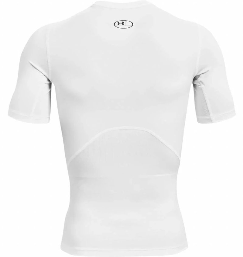 Under Armour HeatGear haut de compression homme, blanc