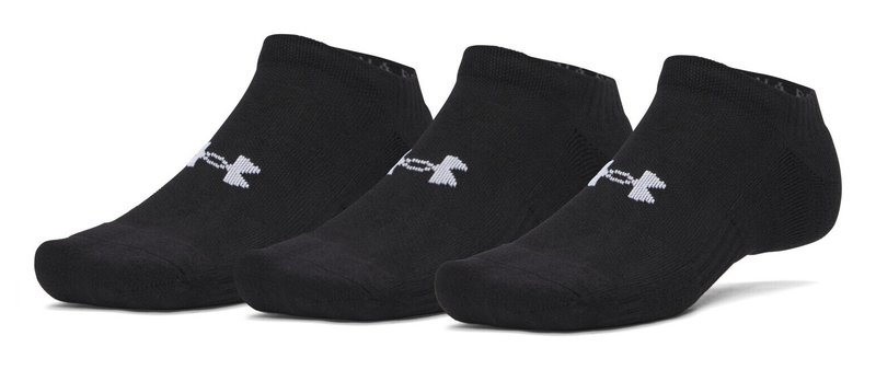 Under Armour Performance Cotton unisex chaussettes (3pack), ultimate black/white