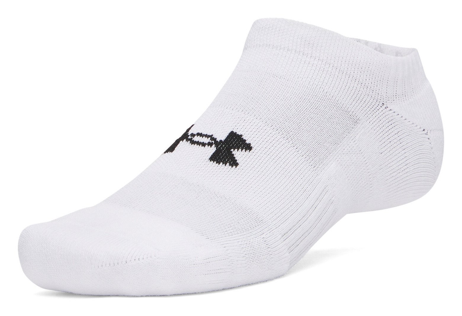 Under Armour Performance Cotton unisex chaussettes (3pack), blanc/ultimate black