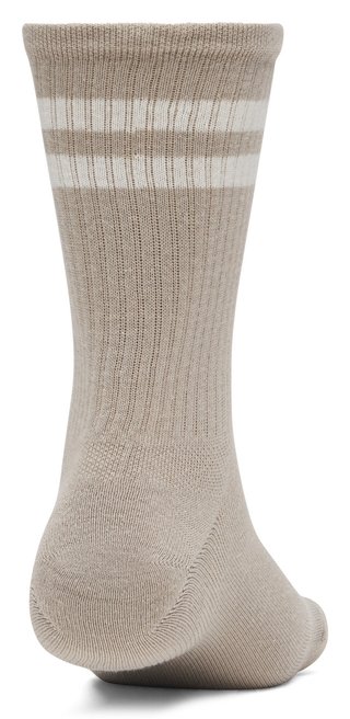 Under Armour Essential Crew unisex chaussettes (6 pack), timberwolf taupe/blanc/stone