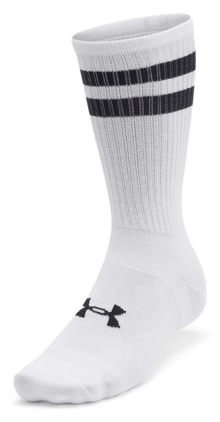 Under Armour Essential Crew unisex chaussettes (6 pack), blanc/noir
