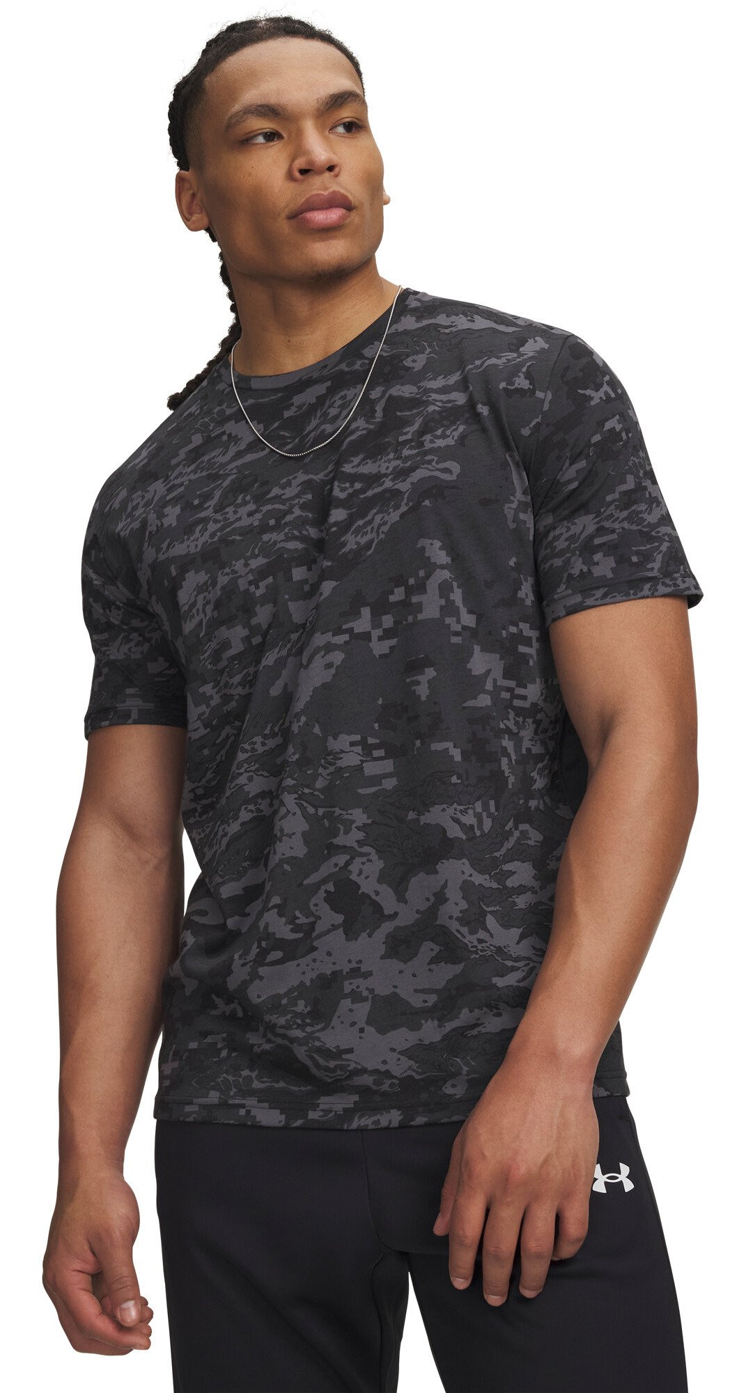 Under Armour ABC Camo SS t-shirt homme, camo black