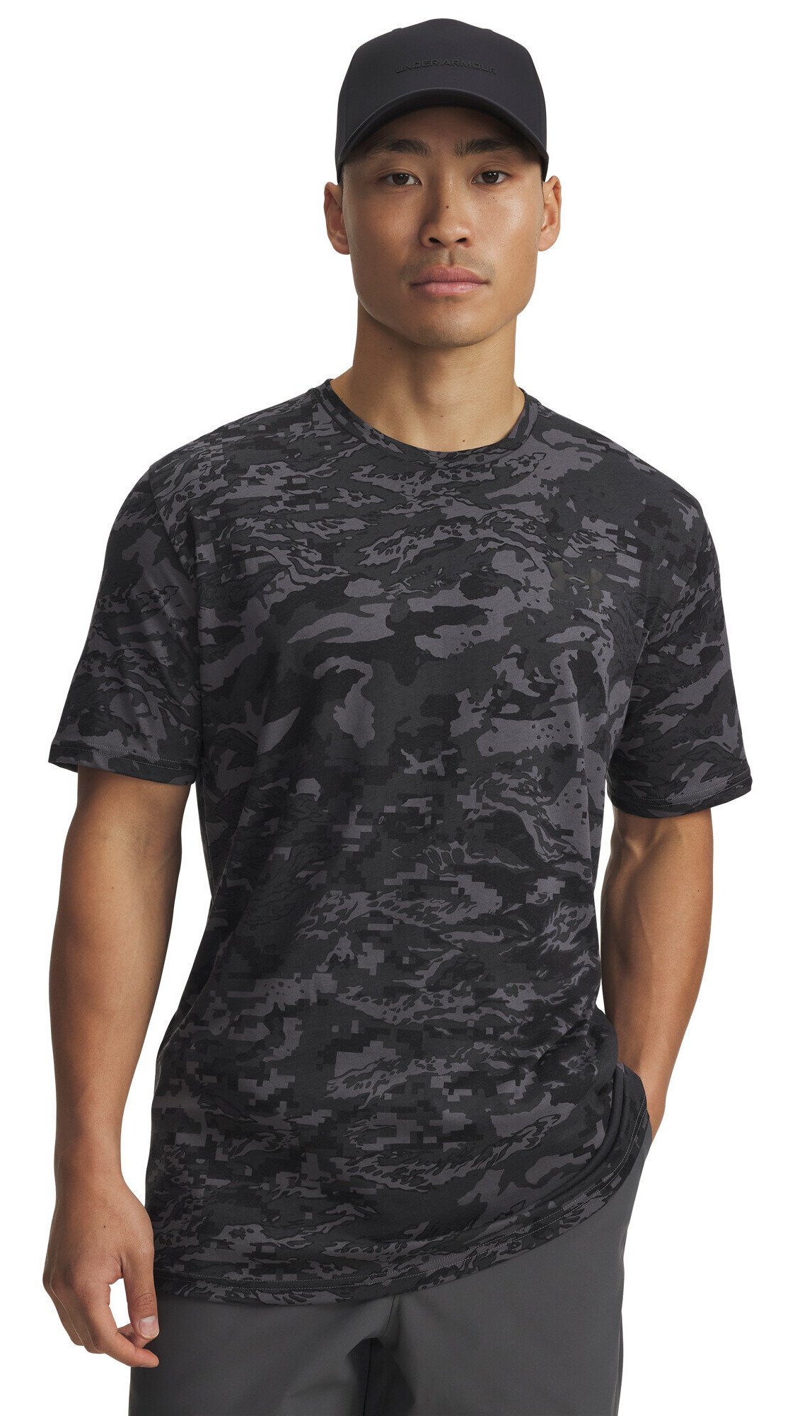 Under Armour ABC Camo SS t-shirt homme, castlerock