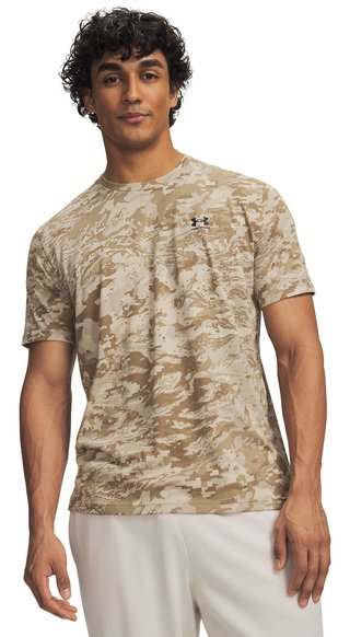 Under Armour ABC Camo SS t-shirt homme, city khaki/noir