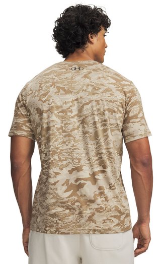 Under Armour ABC Camo SS t-shirt homme, city khaki/noir