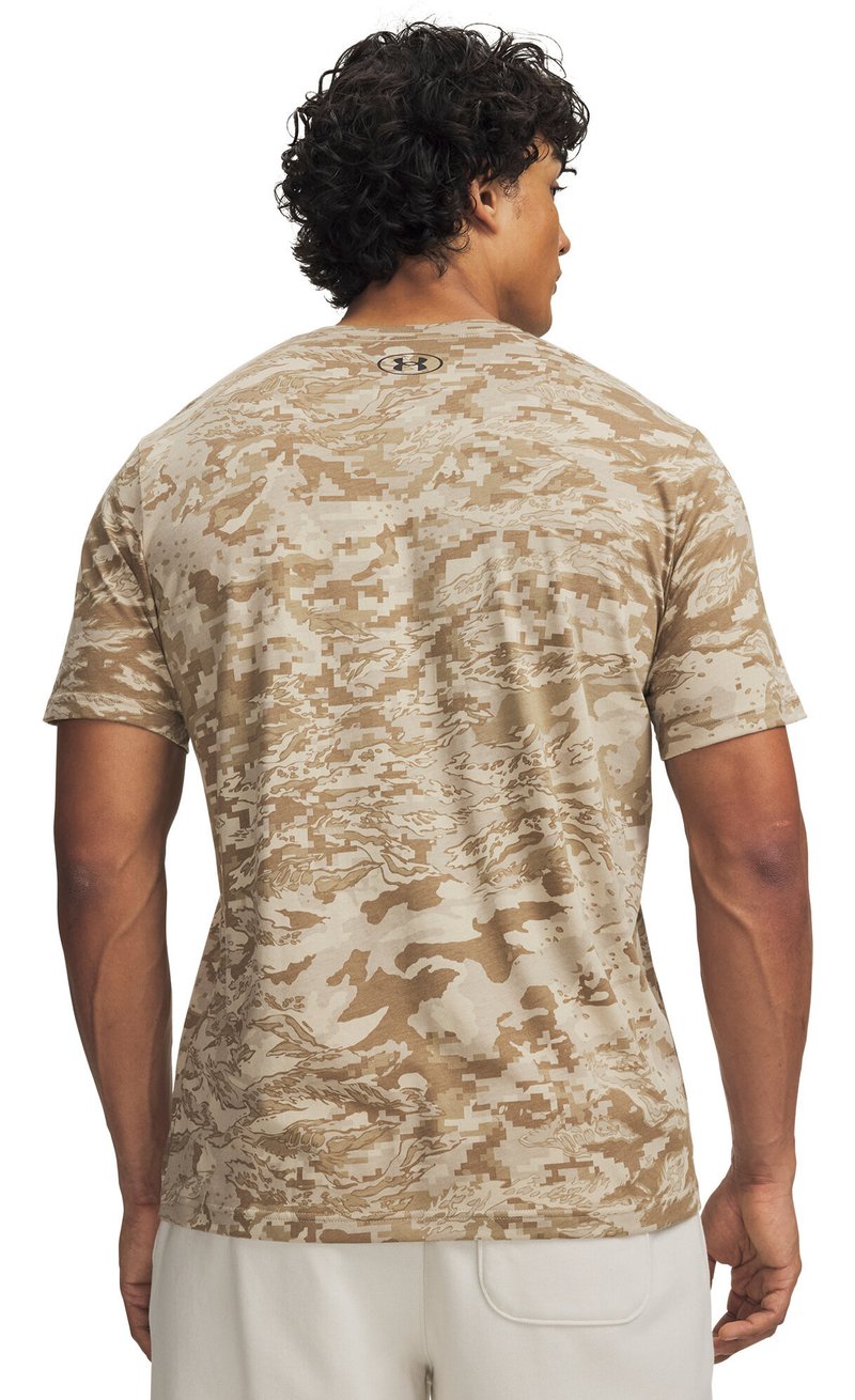Under Armour ABC Camo SS t-shirt homme, city khaki/noir