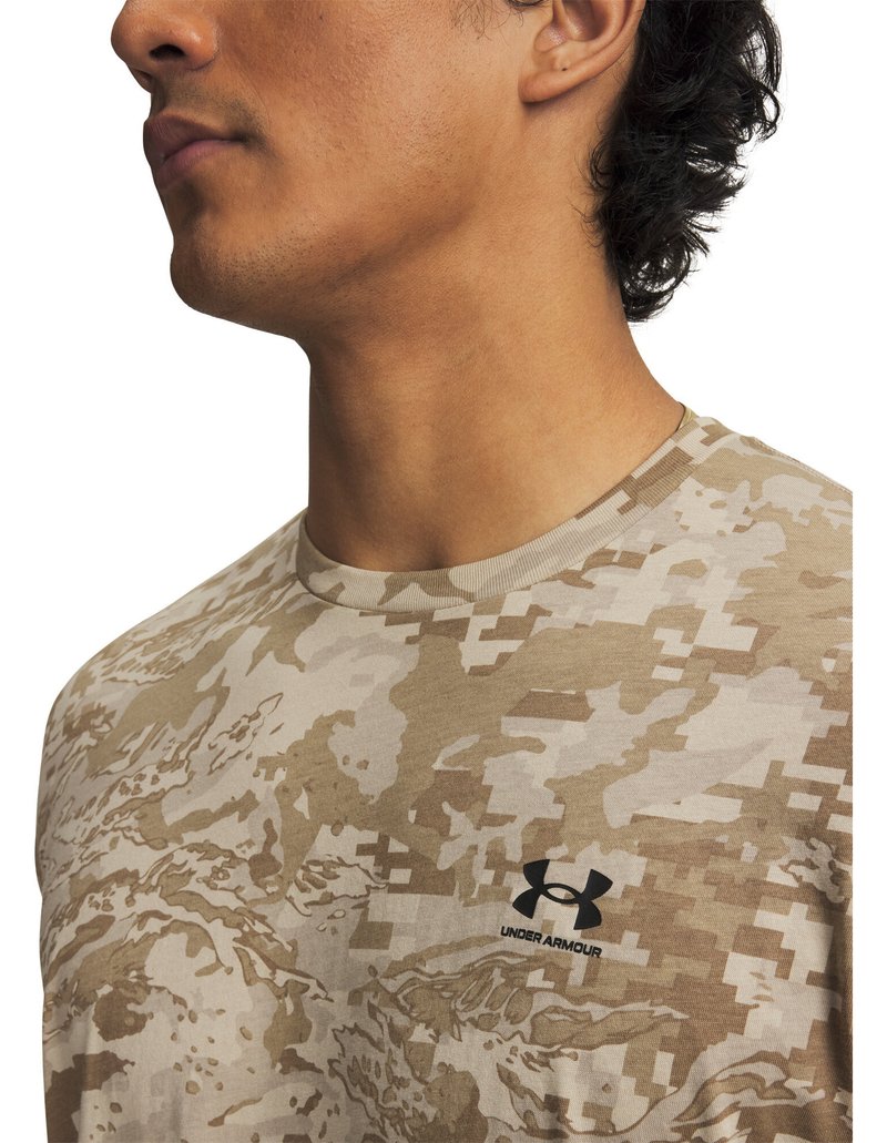 Under Armour ABC Camo SS t-shirt homme, city khaki/noir