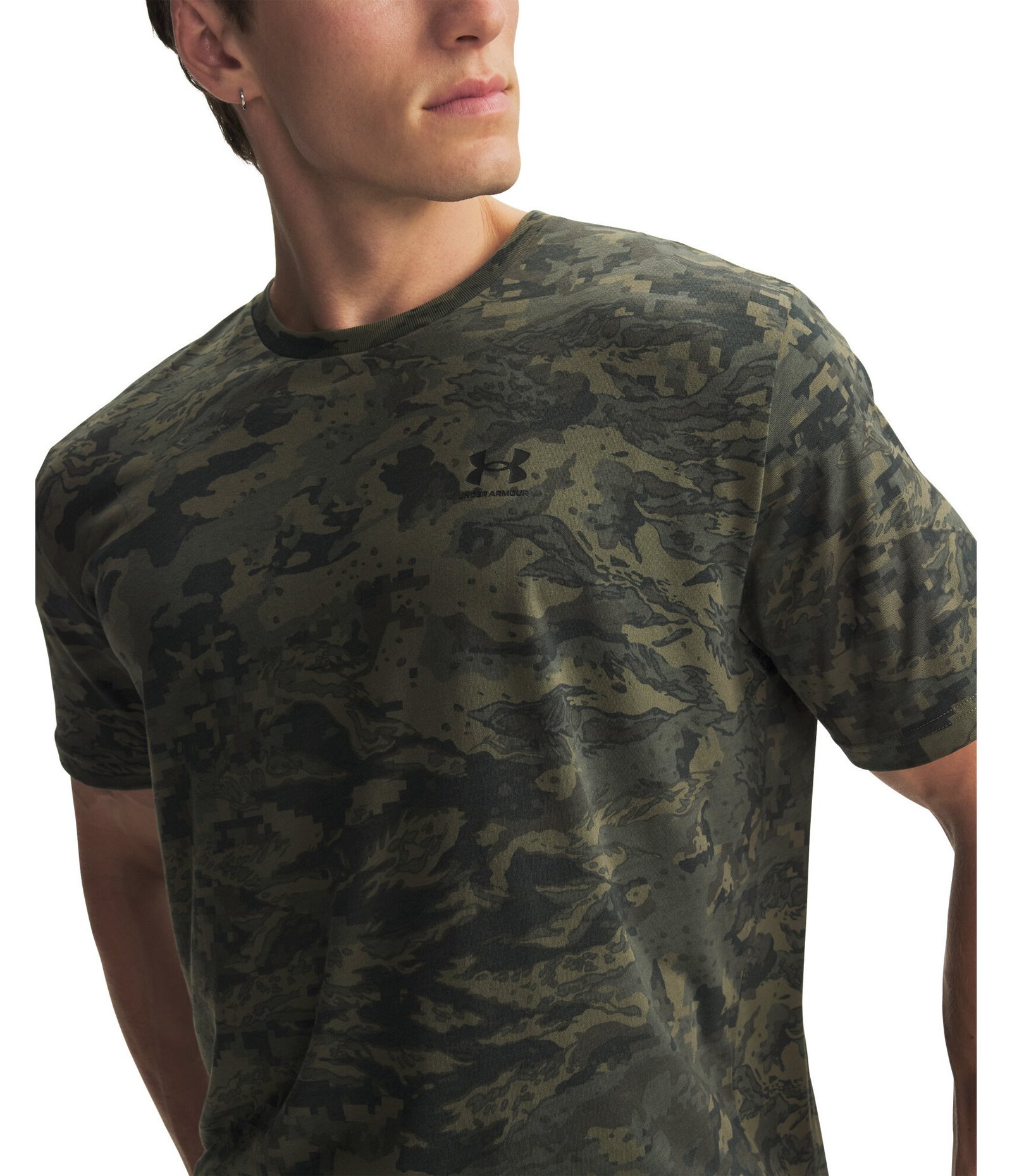 Under Armour ABC Camo SS t-shirt homme, marine OD green/noir
