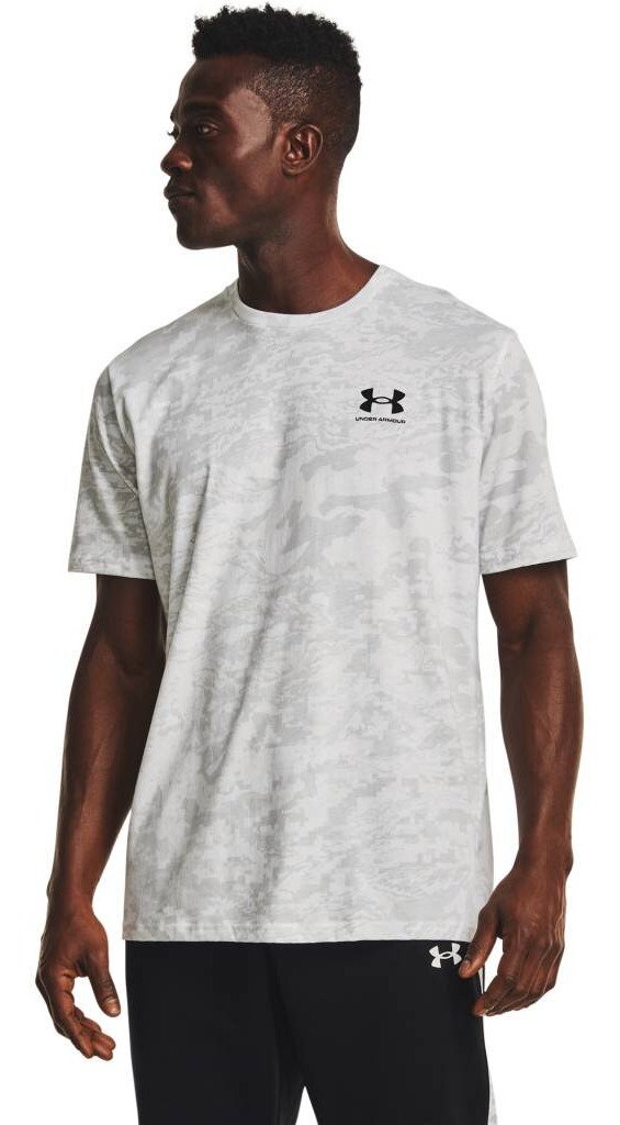 Under Armour ABC Camo SS t-shirt homme, blanc/noir