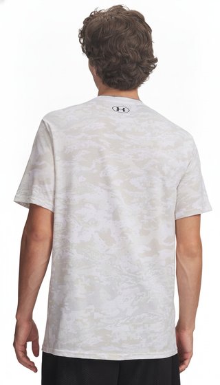 Under Armour ABC Camo SS t-shirt homme, blanc/noir
