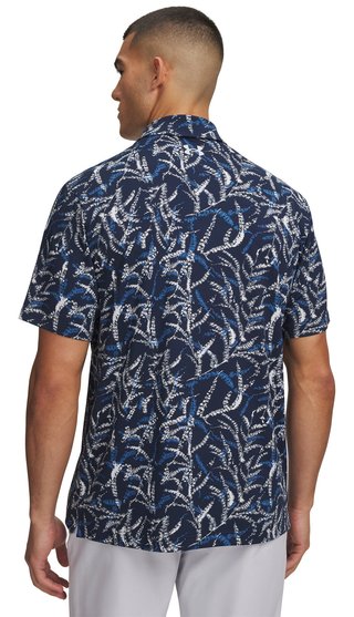 Under Armour Playoff 3.0 Printed polo homme, midnight blue