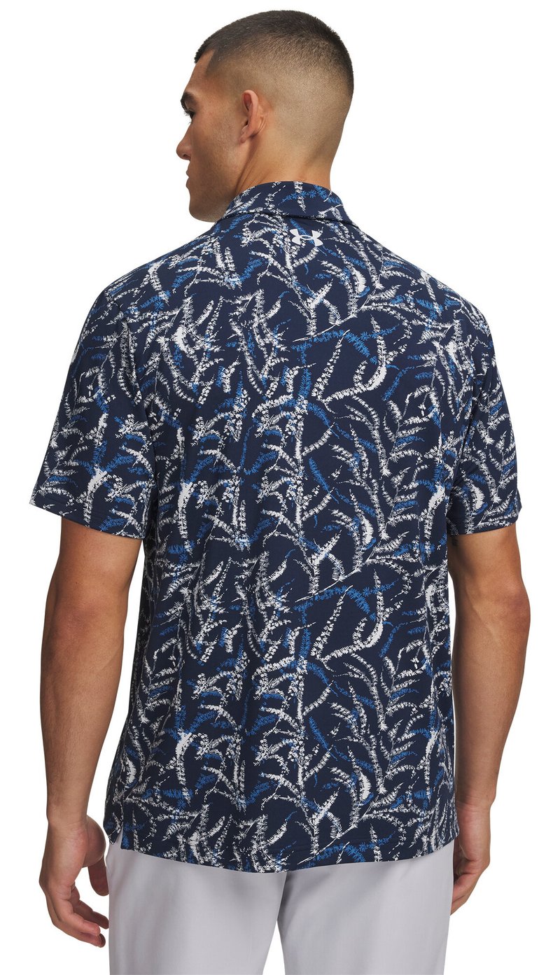 Under Armour Playoff 3.0 Printed polo homme, midnight blue