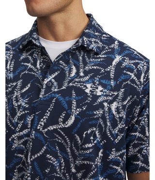 Under Armour Playoff 3.0 Printed polo homme, midnight blue