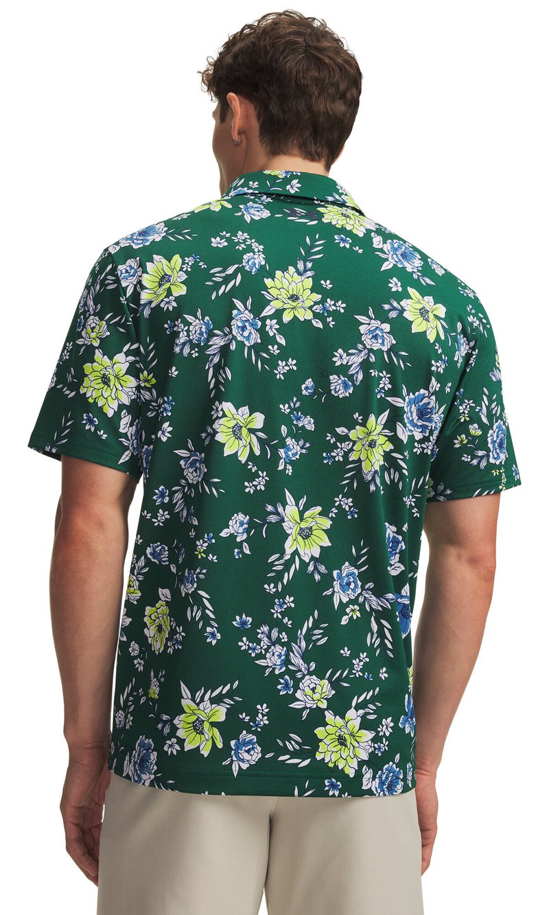 Under Armour Matchplay Printed polo homme, campus ivy