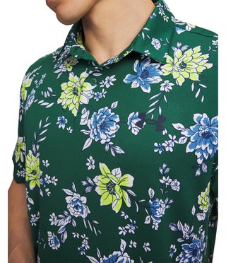 Under Armour Matchplay Printed polo homme, campus ivy