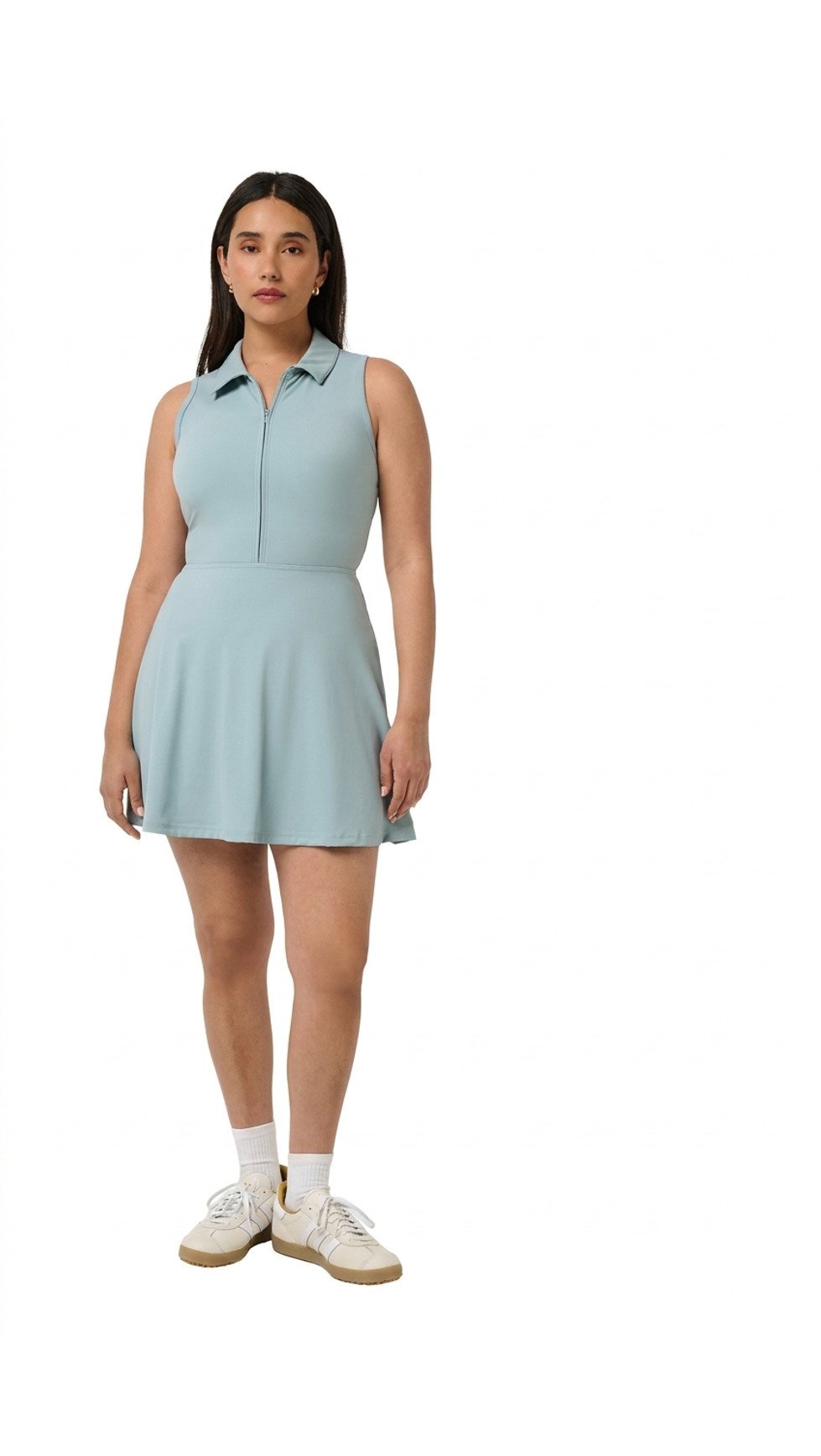 Travis Mathew Moveknit Sleeveless Polo robe femme, slate